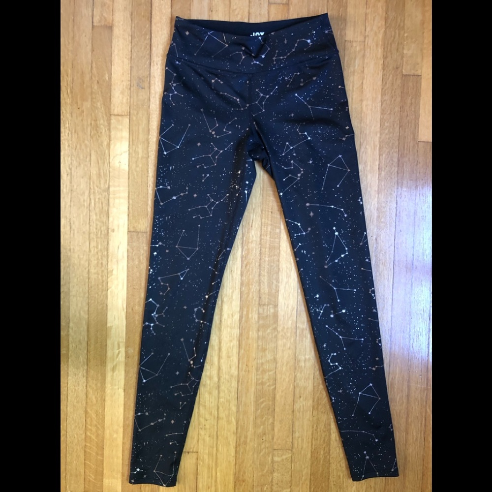 Constellation Leggings-black w/gold